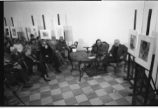 Lebenstein, Jan, Spotkanie z Herlingiem Grudzińskim, fotografia