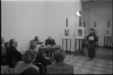 Lebenstein, Jan, Spotkanie z Herlingiem Grudzińskim, fotografia