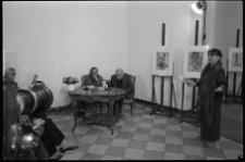 Lebenstein, Jan, Spotkanie z Herlingiem Grudzińskim, fotografia