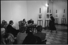 Lebenstein, Jan, Spotkanie z Herlingiem Grudzińskim, fotografia