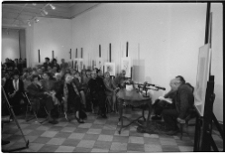 Lebenstein, Jan, Spotkanie z Herlingiem Grudzińskim, fotografia