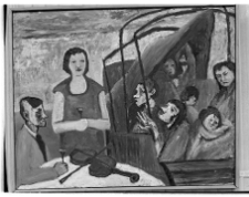 Mellerowicz-Gella, Teresa, Kamienny świat, 1955, olej