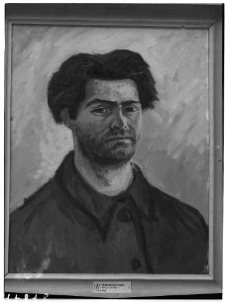 Oberlander, Marek, Autoportret, 1954, olej