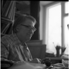 Rosenstein, Erna, artystka w pracowni, fotografia