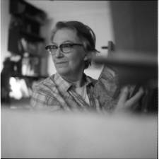 Rosenstein, Erna, artystka w pracowni, fotografia