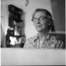 Rosenstein, Erna, artystka w pracowni, fotografia