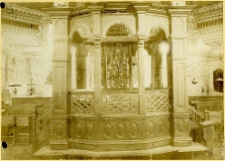 Wołpa, synagoga, bima.