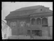 Końskie, synagoga, elewacjka boczna.