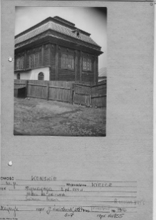 Końskie, synagoga, widok od południowego wschodu.