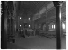 Kraków, synagoga Tempel, wnętrze, sala główna.