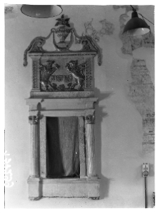 Krak&oacute;w, bożnica Wysoka, wnętrze, aron ha-kodesz.