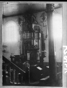 Ołyka, synagoga, aron ha kodesz.