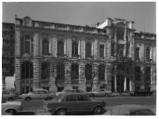 Warszawa, Gmach Domu bankowego Wilhelma Landaua (ul. Senatorska 42), elewacja frontowa, fragment.
