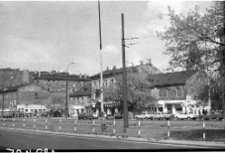 Warszawa, zabudowa (ul. Targowa 50-54), Bazar Różyckiego, wejście.