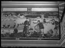 Gdańsk, kino „Leningrad” przy ul. Długiej 57. Wnętrze – fragment panoramy miasta (wyk. Jacek Żuławski)