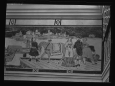Gdańsk, kino „Leningrad” przy ul. Długiej 57. Wnętrze – fragment panoramy miasta (wyk. Jacek Żuławski)